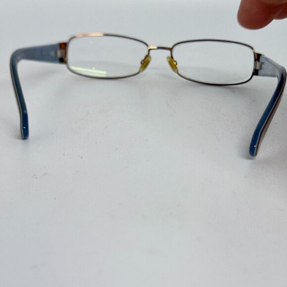 Gucci GG 2869 YAW Square Brown Gold Blue Eyeglasses Frame 54-15-135 H15490 - Picture 3 of 8